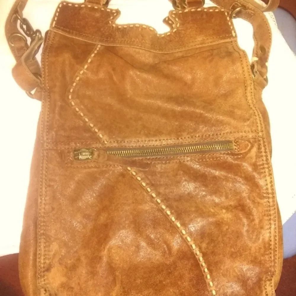 Vintage Lucky Brand Italian leather bag
